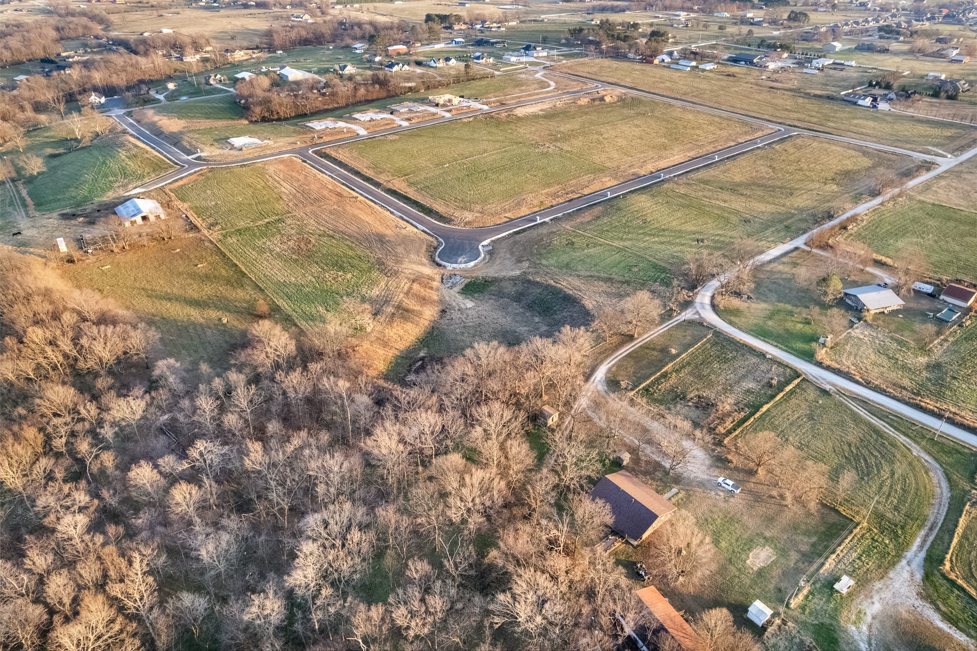 Magnolia Meadows from above