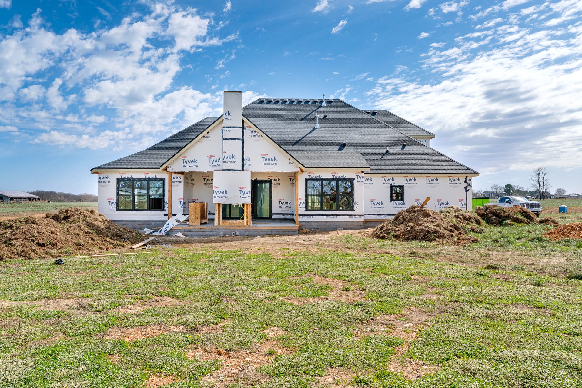 Custom home at Magnolia Meadows