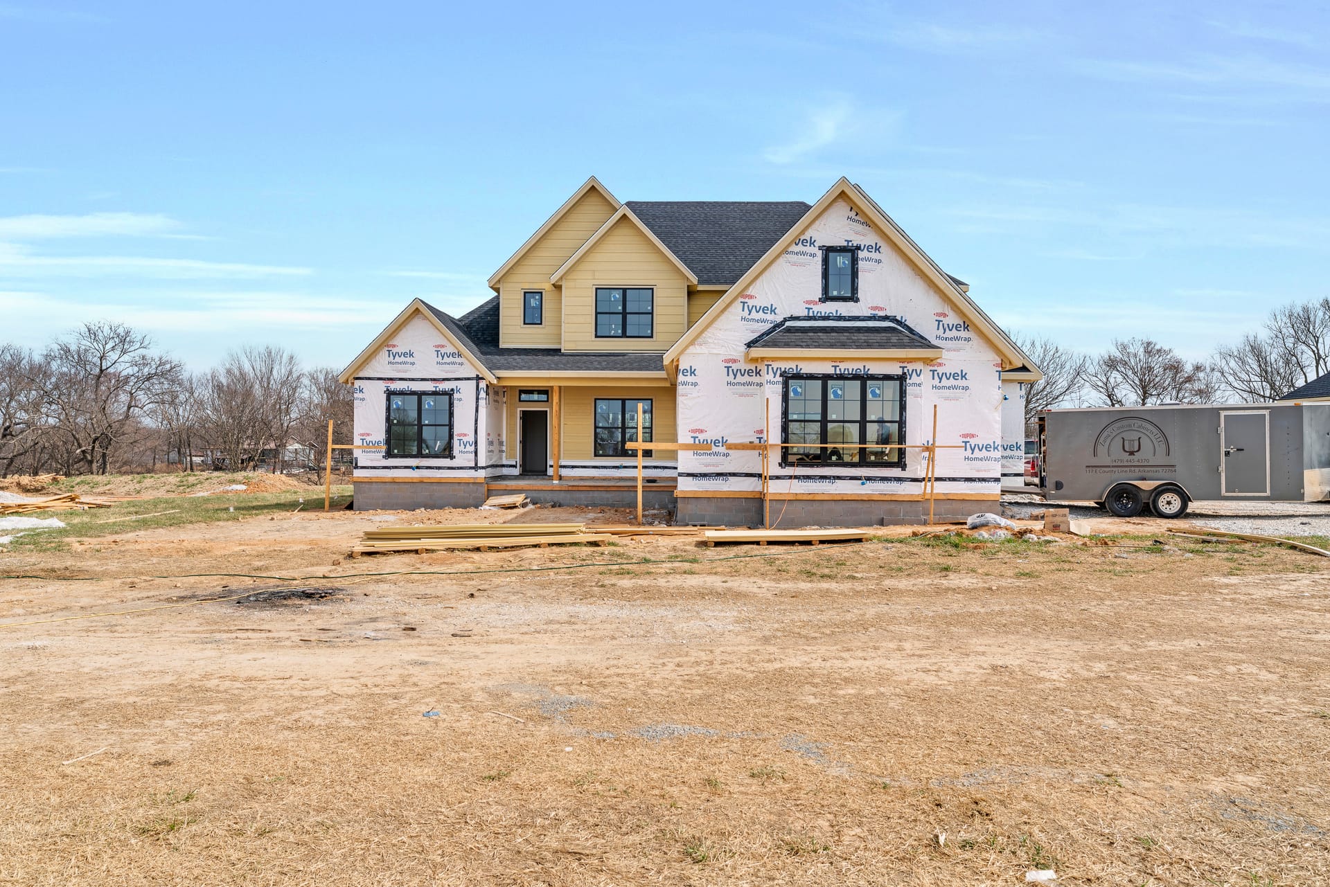Construction progress at Magnolia Meadows
